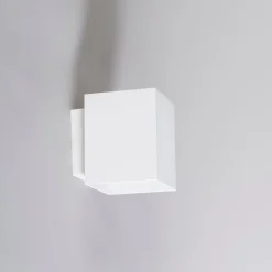 Wandlamp wit vierkant - Sola