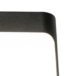 Wandlamp zwart incl. LED IP44 met bewegingssensor - Khuvan