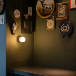 Wandlamp zwart IP44 met schakelaar - Cederic