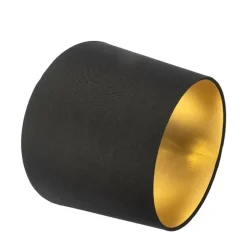 Wandlamp zwart met zwarte kap en verstelbare arm - Ladas Deluxe