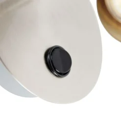 Wandspot staal draai- en kantelbaar met schakelaar - Karin 1