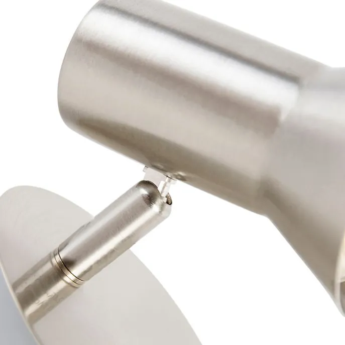 Wandspot staal draai- en kantelbaar met schakelaar - Karin 1