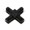 X-Koppelstuk voor 1-fase rail zwart - Iconic