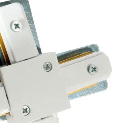 X-Koppelstuk voor 1-fase rail wit - Iconic