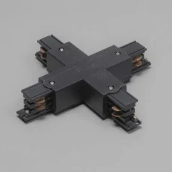X-Koppelstuk voor 3-fase rail zwart - 3-Phase
