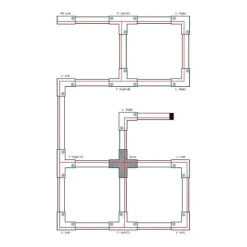 X-Koppelstuk voor 3-fase rail zwart - 3-Phase