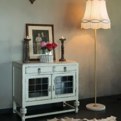 Zijden lampenkap creme 45/30/44 - Granny