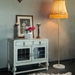 Zijden lampenkap goud 45/30/44 - Granny