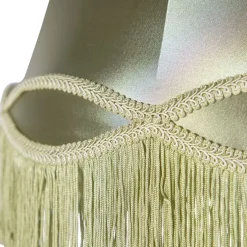 Zijden lampenkap groen 45/30/44 - Granny