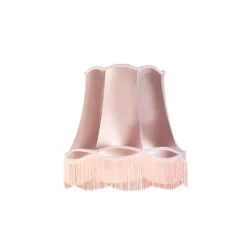 Zijden lampenkap roze 45/30/44 - Granny