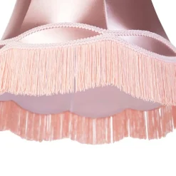 Zijden lampenkap roze 45/30/44 - Granny