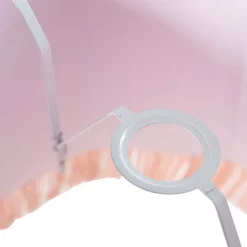 Zijden lampenkap roze 45/30/44 - Granny