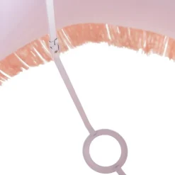 Zijden lampenkap roze 45/30/44 - Granny